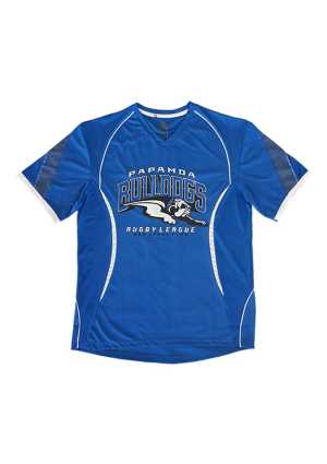 Papamoa Bulldogs Mens Razor Tee Royal White